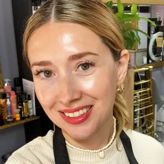 Polina Budaeva at the studio